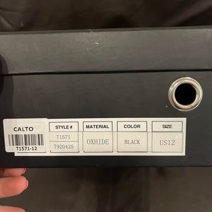 Calto men’s shoes size 12